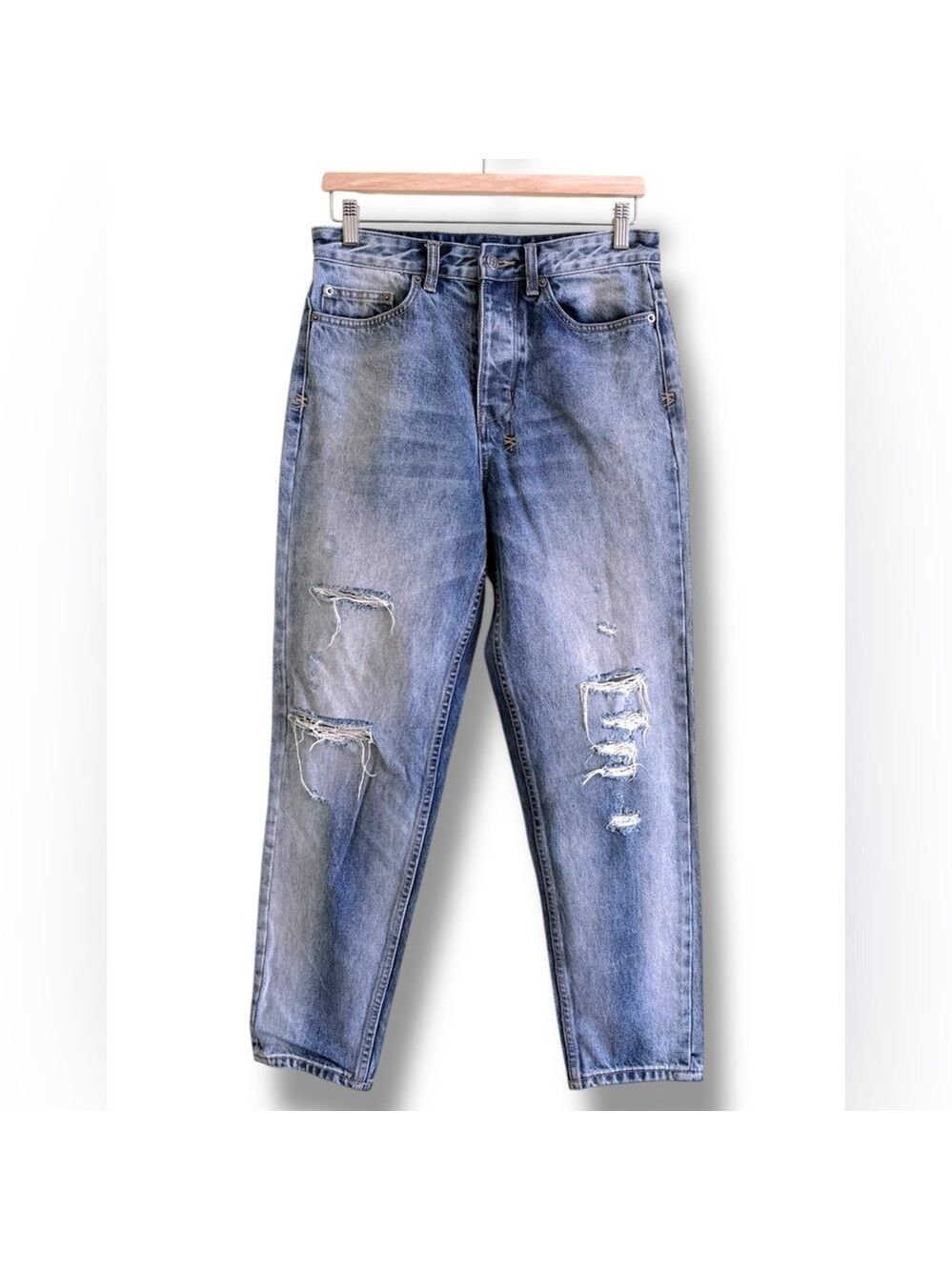 Ksubi Bullet Rustik Jeans Distressed Faded Denim Size 29